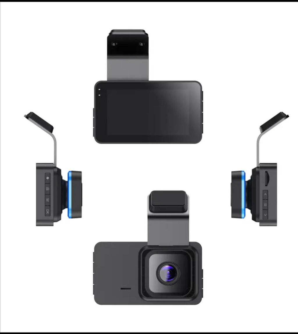 Caméra de surveillance voiture wifi Double Objectif - Full HD 1296P