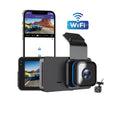 Caméra de surveillance voiture wifi Double Objectif - Full HD 1296P